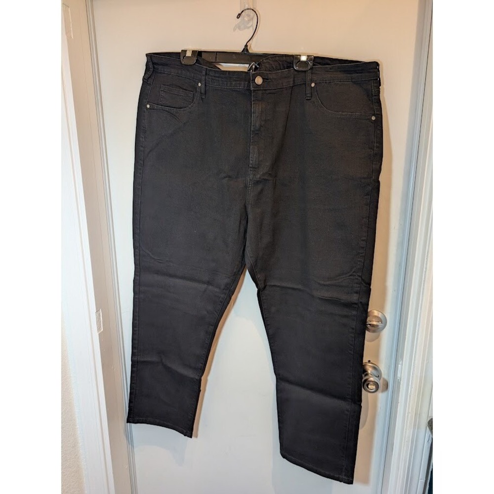 Mens Good Counsel Black Denim Jeans Relaxed Casual‎ Pants Mens Size 50x28